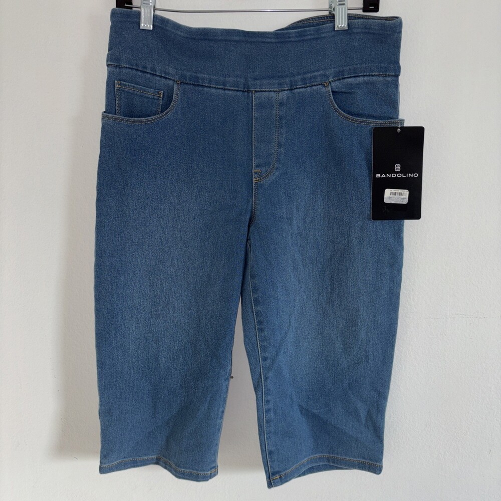 Bandolino Theadora Skimmer Capri Jeans Size 10 NEW